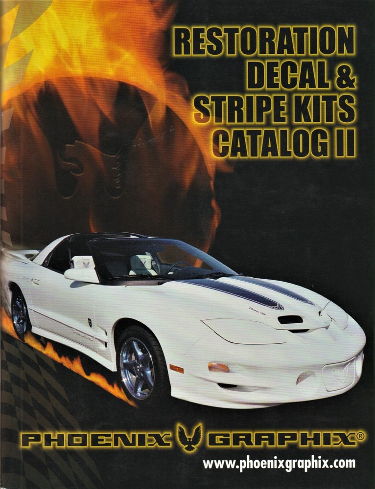 RESTORATION DECAL & STRIPE KITS CATALOG - VERY GENTLY USED