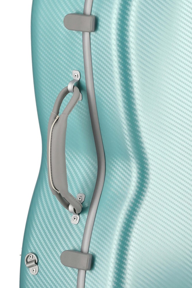 GEWApure cello case polycarbonate, model FUN, green-grey