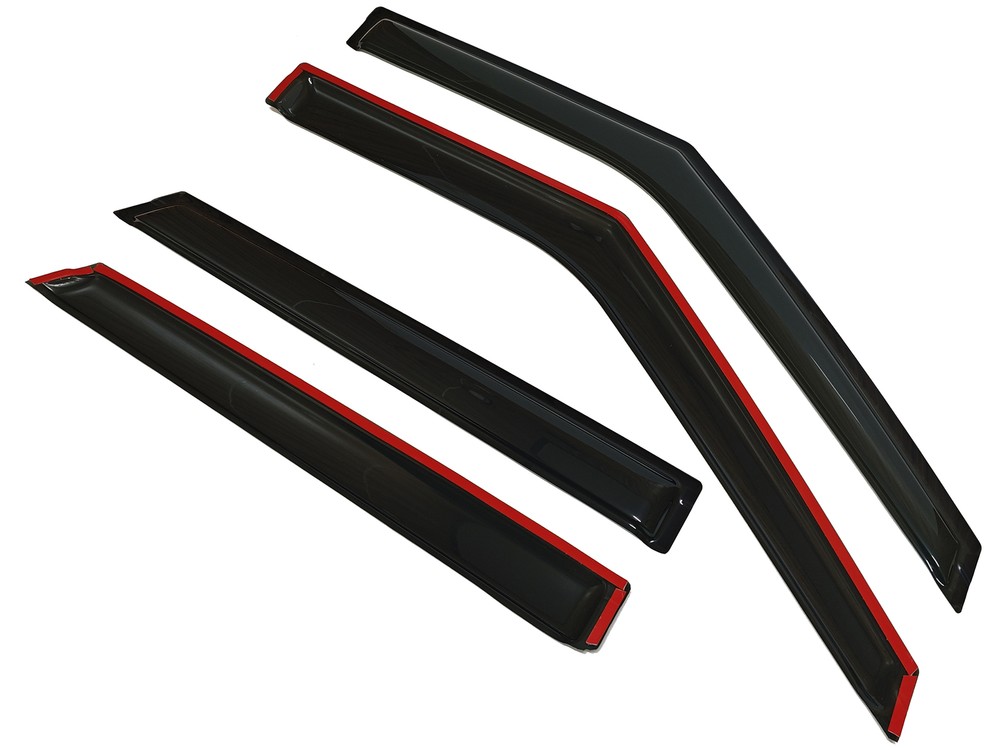 Fit 2020-2023 Ford Explorer Window Visors Sun Vent Shade Rain Wind Guards Smoke