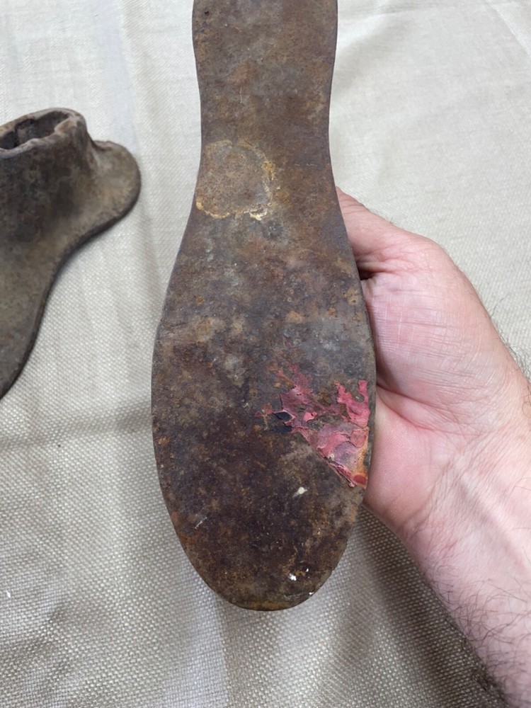Malleable Cast Iron Cobbler Anvil Shoe Forms pair see pics