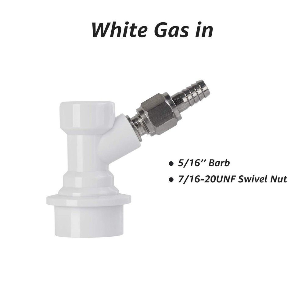 MRbrew 2 Pairs Ball Lock Disconnect Set Home Brew Ball Lock Corny Keg Fittings f