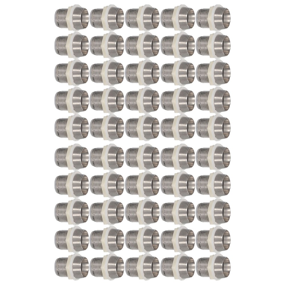 50 Set LED Holder Chrome Plated For Panel Mount Light Diode 10mm Popular