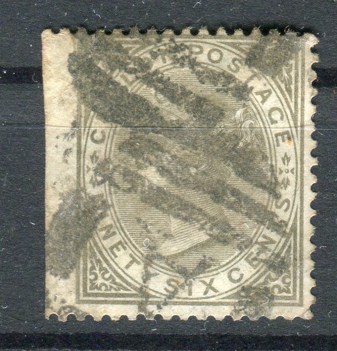 Ceylon SG132 1872-80 QV 96c drab used