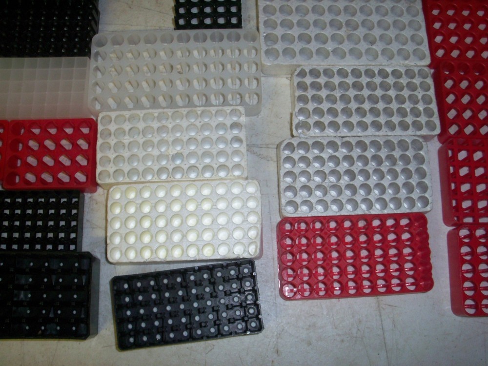 Lot of 60 + Cartridge Holders, Different Sizes, Different Quantity Holders