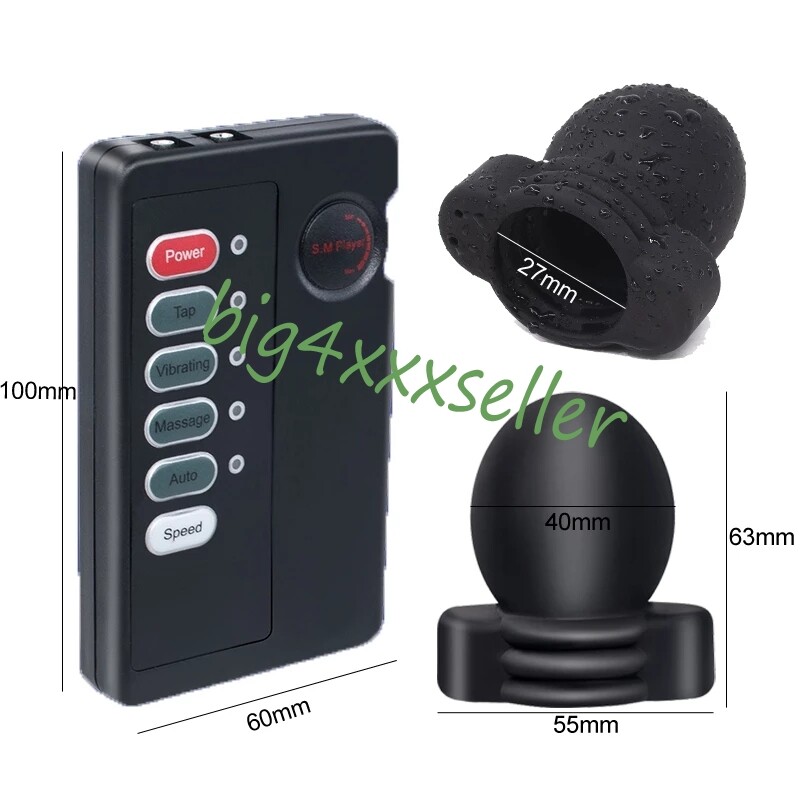 Electri Shock Scrotum Training Delay Male Chastity Exercise Device