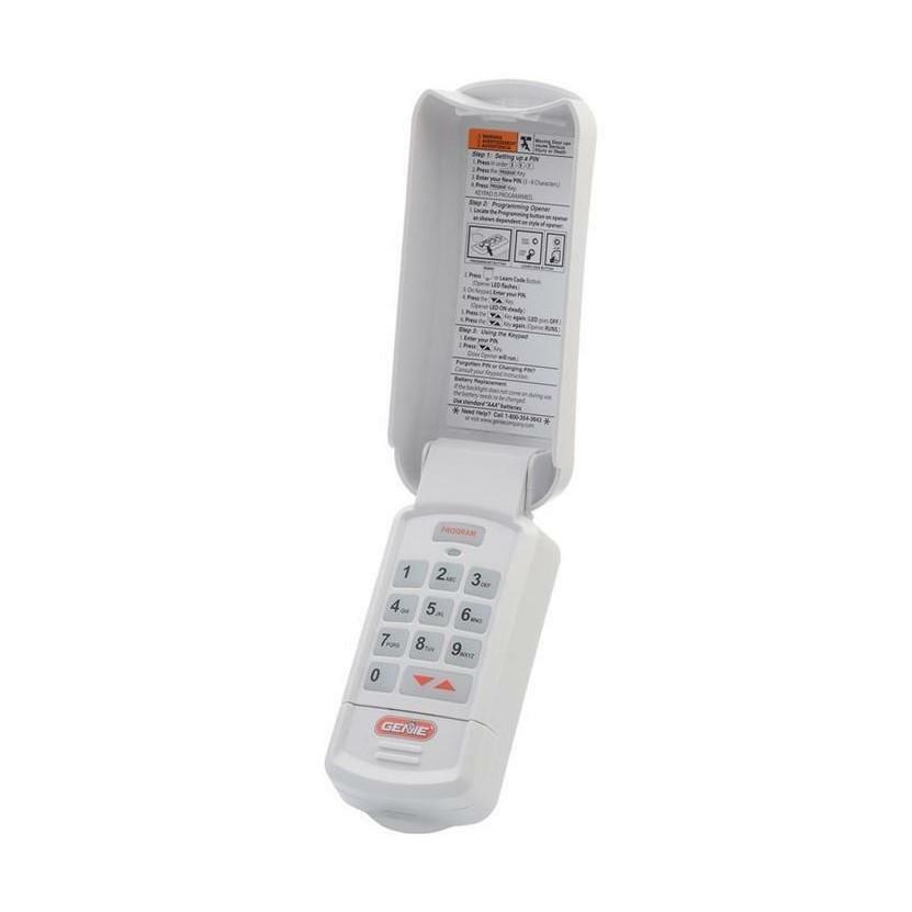 Genie GK-BX Intellicode Digital Wireless Keypad Entry System (White) - 37332R