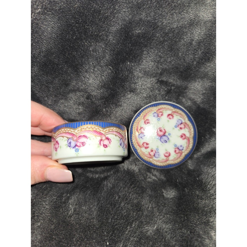 vintage lefton Trinket Box