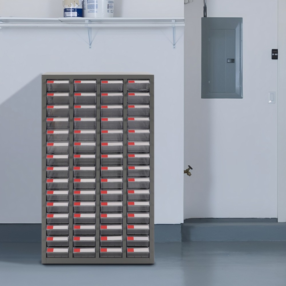 Large-capacity 60-drawer Hardware Tools Storage Cabinet Guide Rail Design