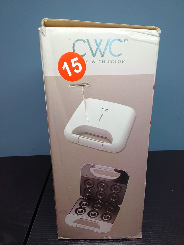 Cook With Color Donut Maker- White-New!