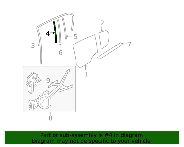 Genuine GM Seal Strip 13124161