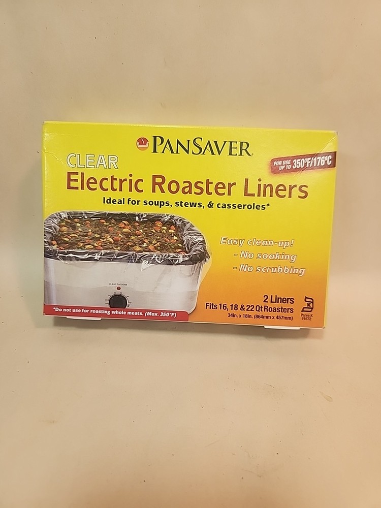 PanSaver Electric Roaster Liners, 1-pack (2 units). A4