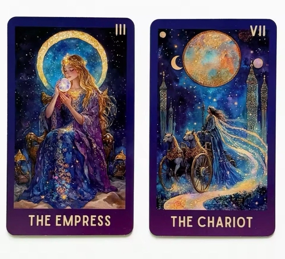 Celestial Tarot - 78 Card Deck (4.75” X 2.75” in)