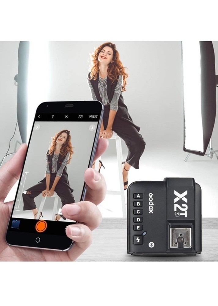 Godox X2T-S TTL Wireless Flash Trigger Sony 2.4G HSS Bluetooth Transmitter App