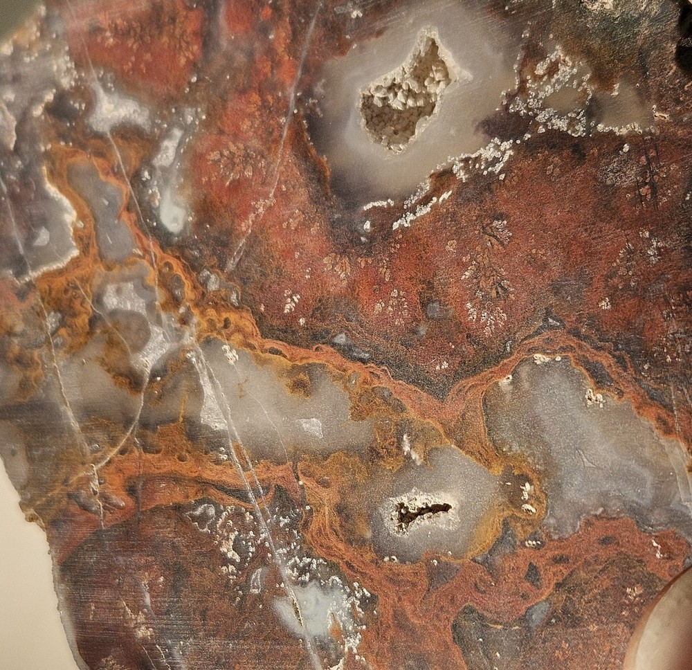 Moss Agate Oregon Lapidary Slab 73 Grams