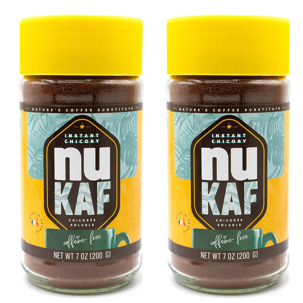 Nukaf by  Instant Chicory Coffee Alternative, Brews like Regular Coffee, All Nat