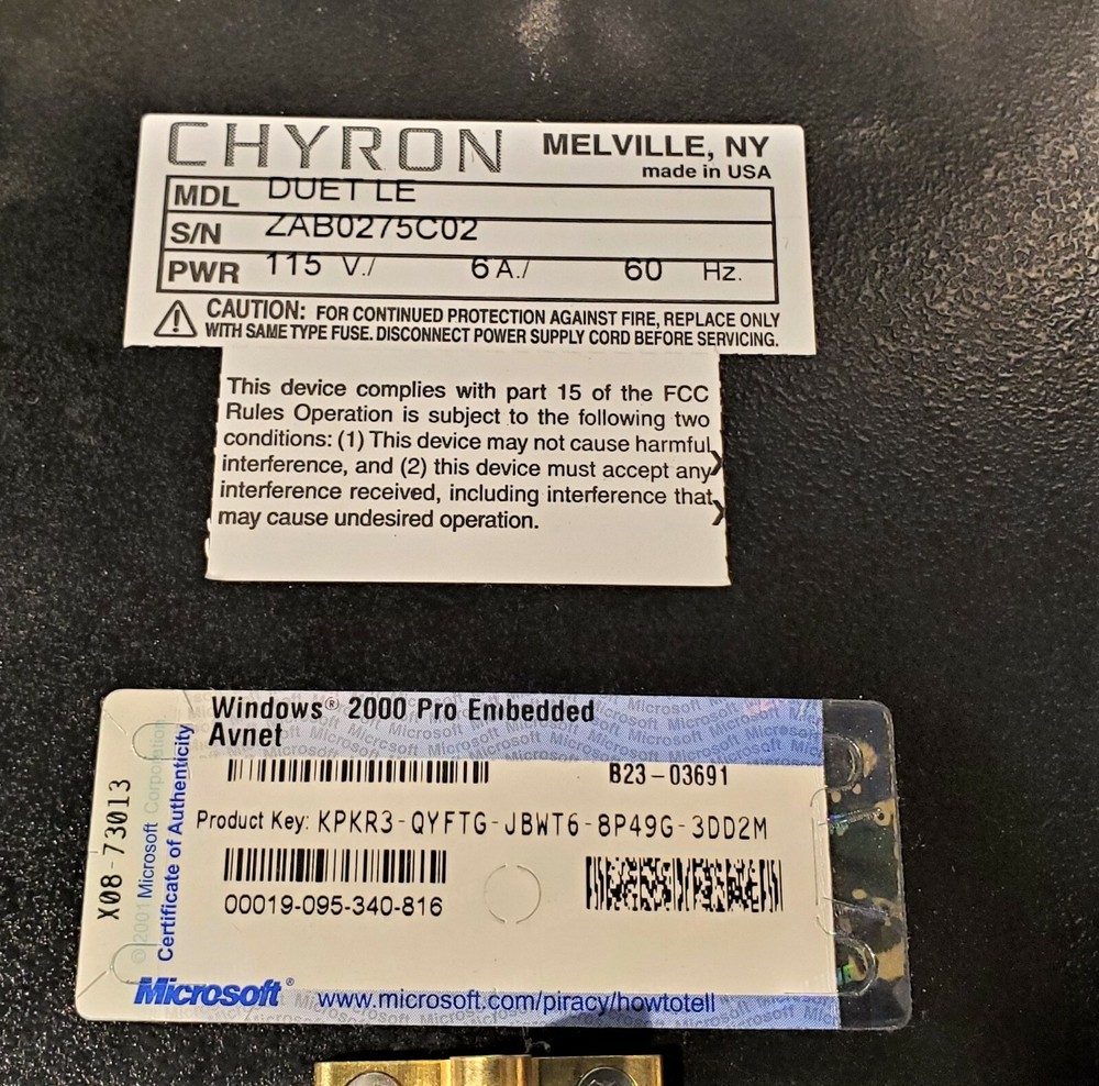 CHYRON DUET LE VIDEO GRAPHICS SYSTEM w/ KEYBOARD DUET KYBD