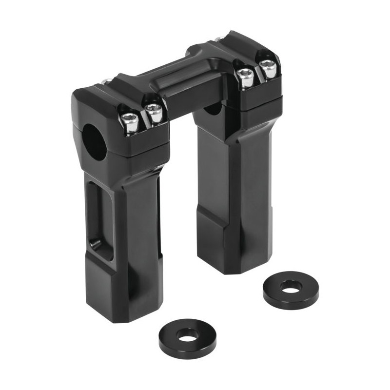 Kuryakyn Billet Risers - Black Anodized - 5in. - 6132