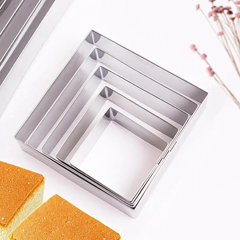 Cookie Cutter Set Square Cookie Cutter Mold Kit Multi-Functional Baking Tool Set