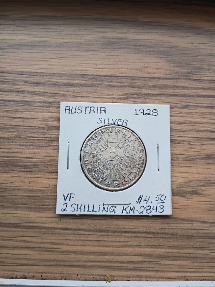 Austria 1928 2 Shillings
