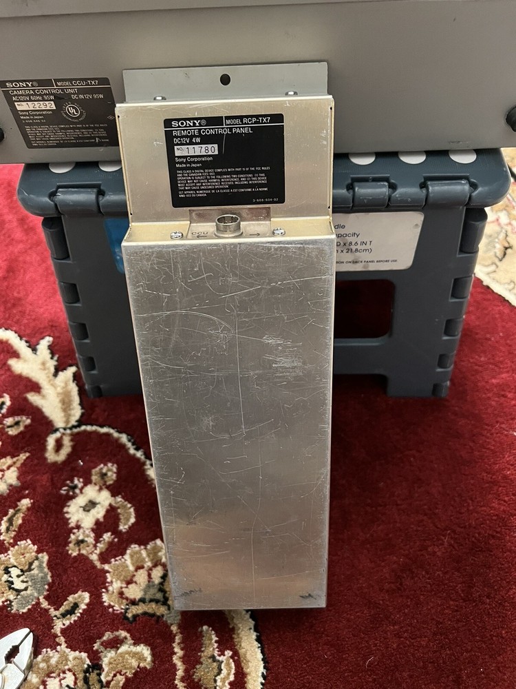 Sony Camera Control Unit CCU-TX7 With Remote RCP-TX7