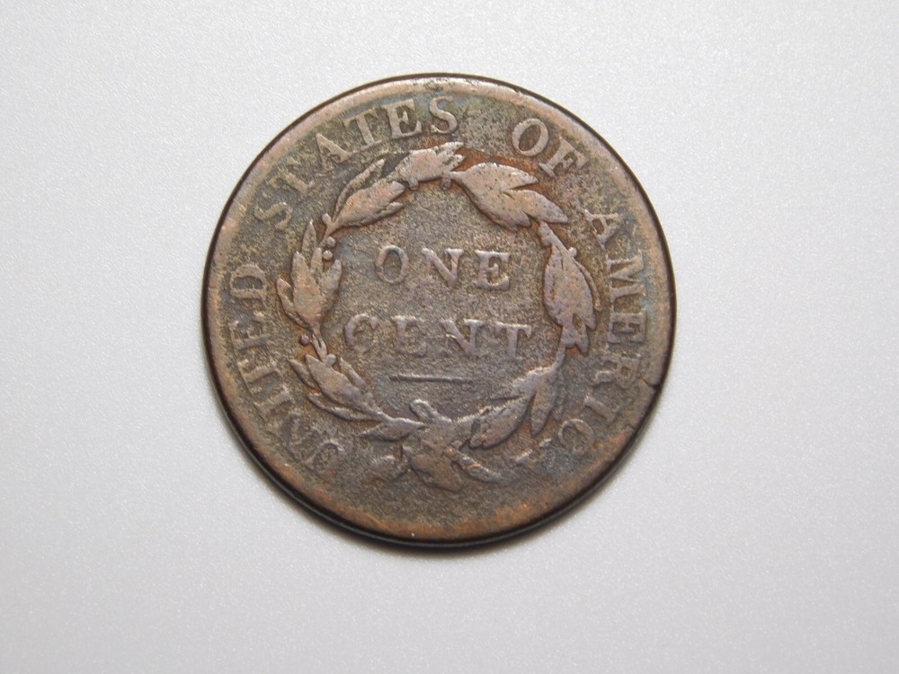 OLD US COPPER COINS 1818 CORONET HEAD LARGE CENT