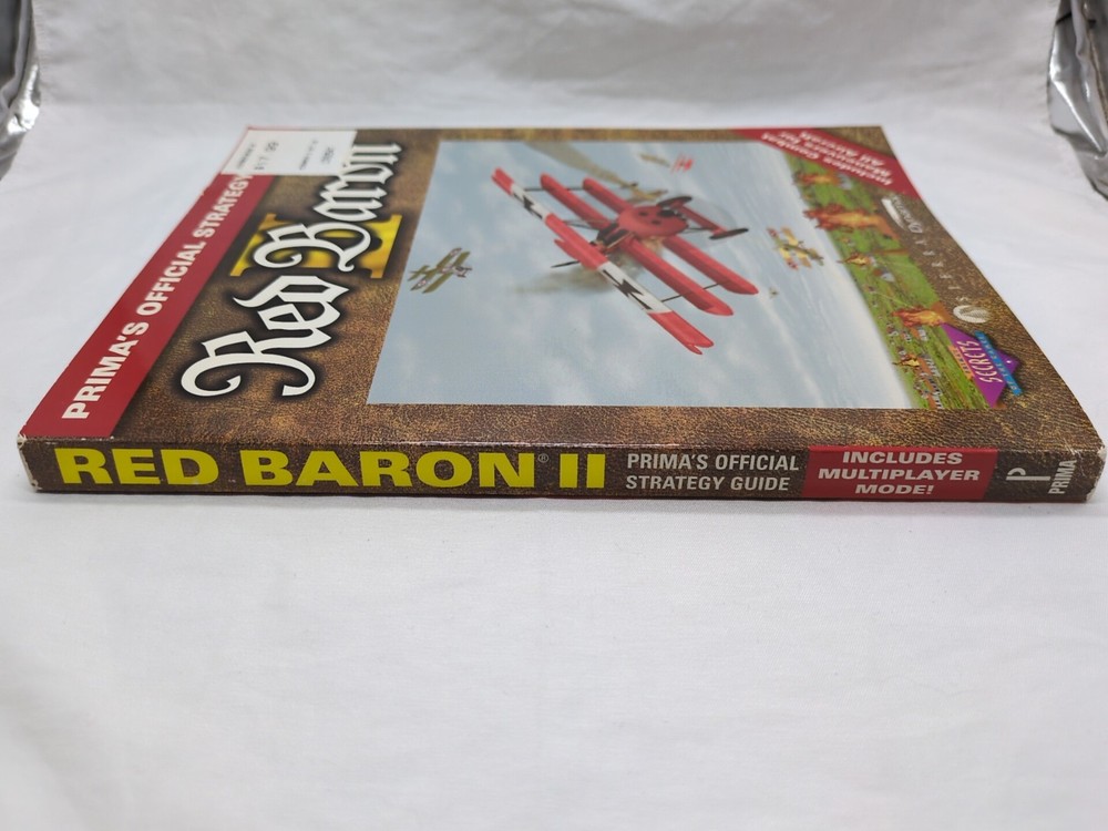 Red Baron II Primas Official Strategy Guide Book