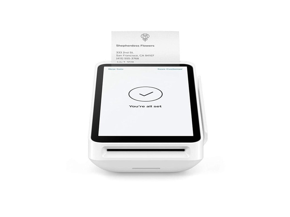 Square Terminal Handheld Card Reader - White - A-SKU-0584