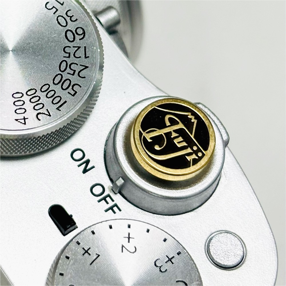 Fujifilm soft release button - Silver camera shutter button for Fuji X Series