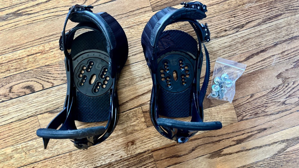 Burton Freestyle Snowboard Bindings S SMALL Black