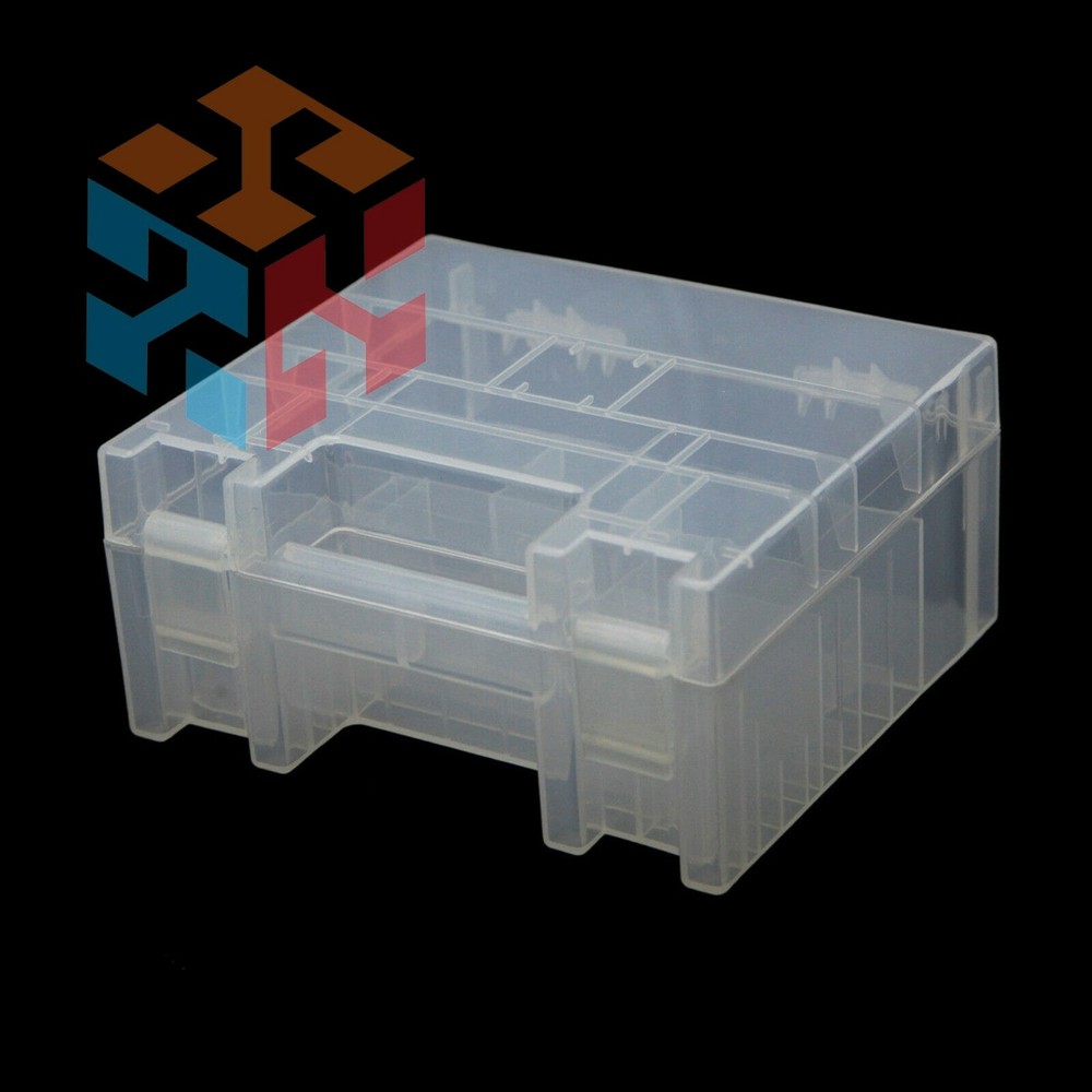 Plastic Battery Box Storage Case Holder Organizer for AA AAA C D 9V Batteries