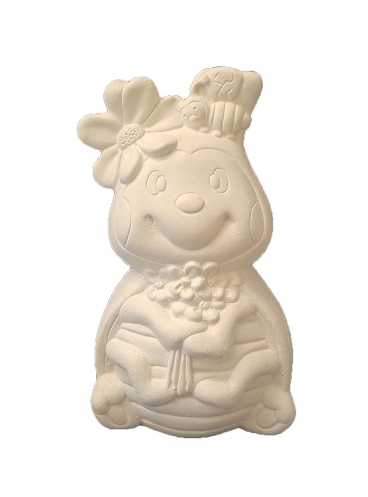 Lady Gent Bug George 6" ready to paint ceramic bisque