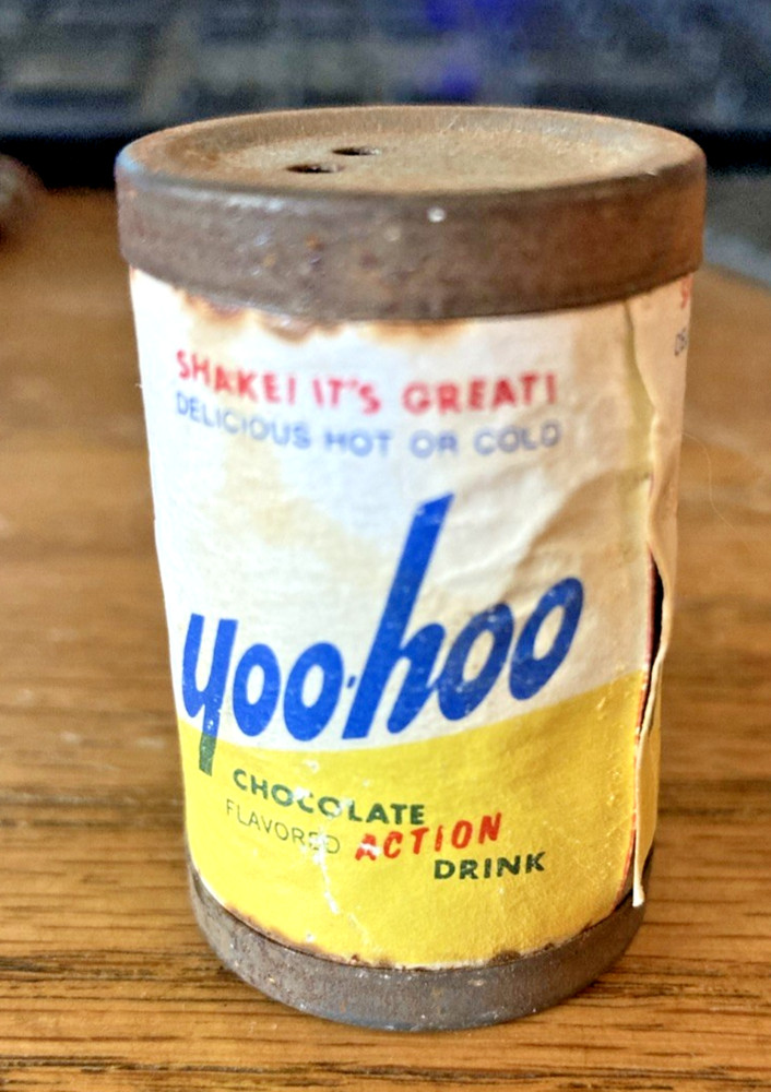 Yoo~Hoo Miniature Salt Shaker Tin Can