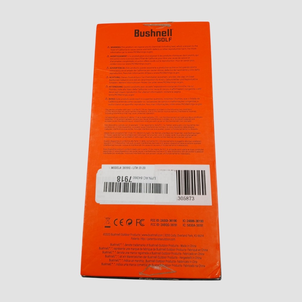 Bushnell Golf Wingman GPS Speaker (Untested)