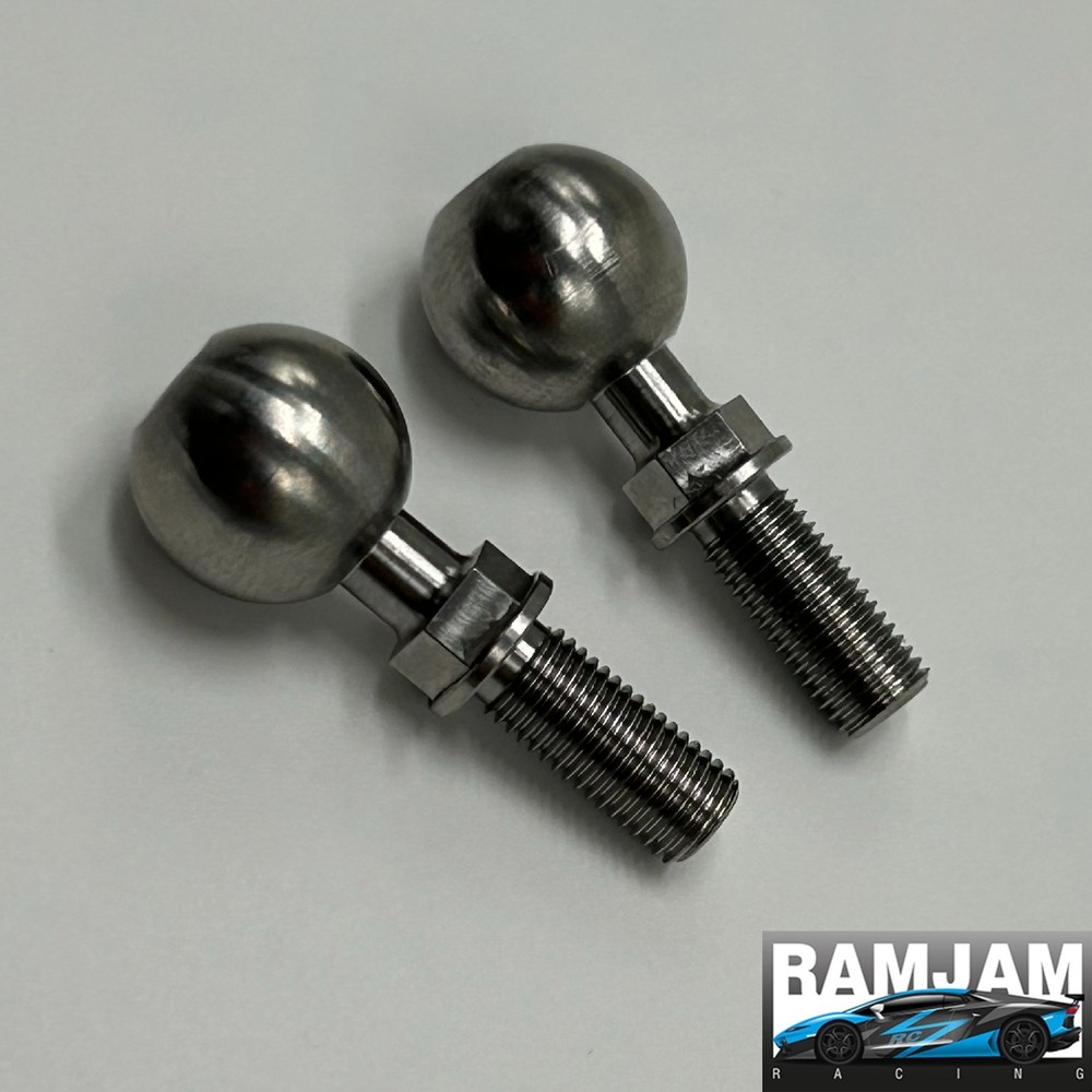Arrma Fireteam 6s Titanium Pillow Ball Set (Fine Thread)