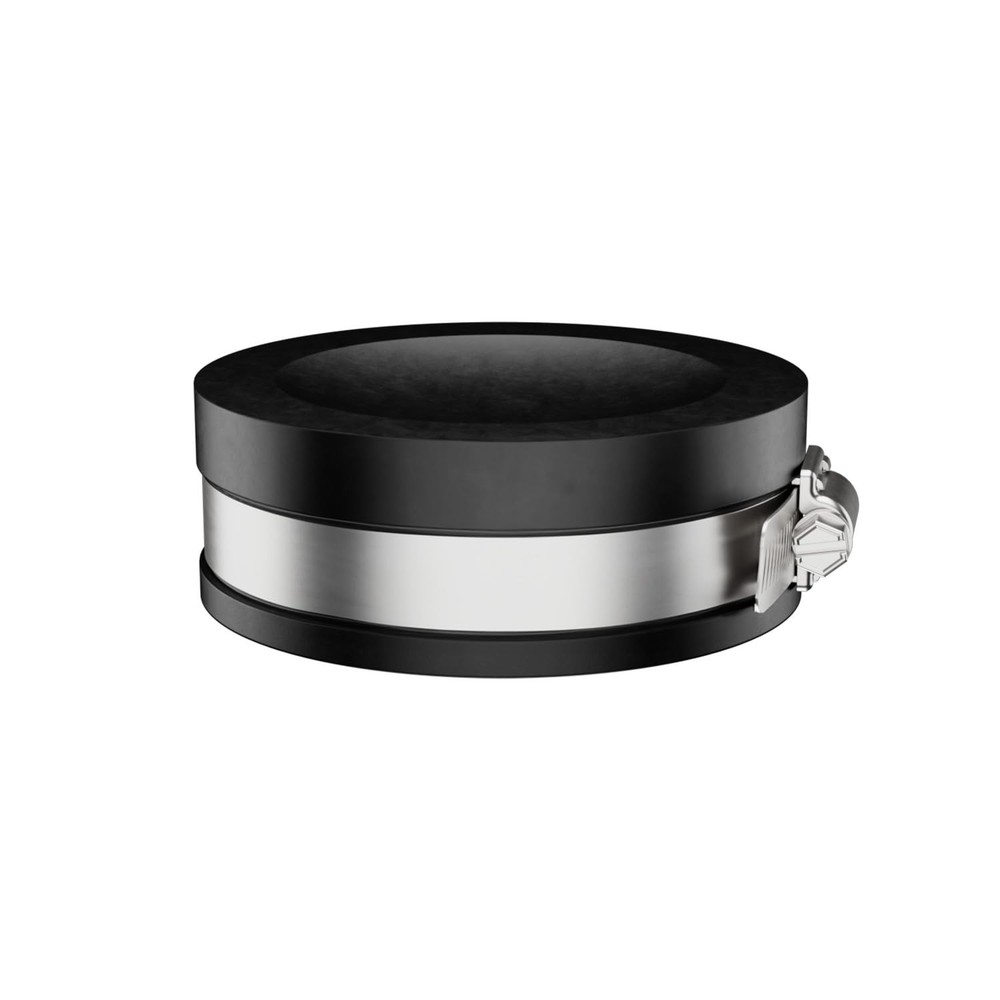 Fernco 6-in. Pipe Cap - Qwik 6 Inch, Black