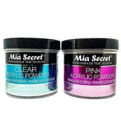 Acrylic 2pc Set - Clear + Pink 8 oz