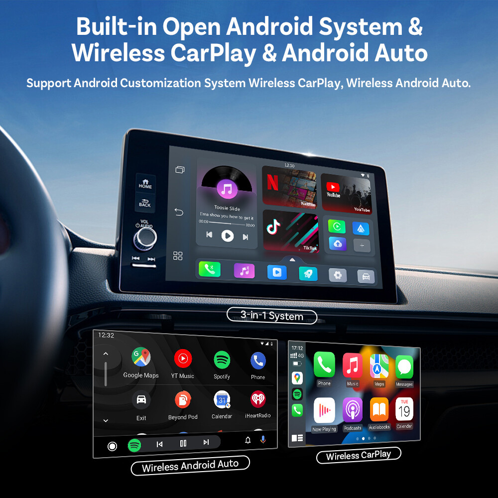 Ottocast Play2Video Pro AIBOX Multimedia Player w/Wireless Carplay&Android Auto