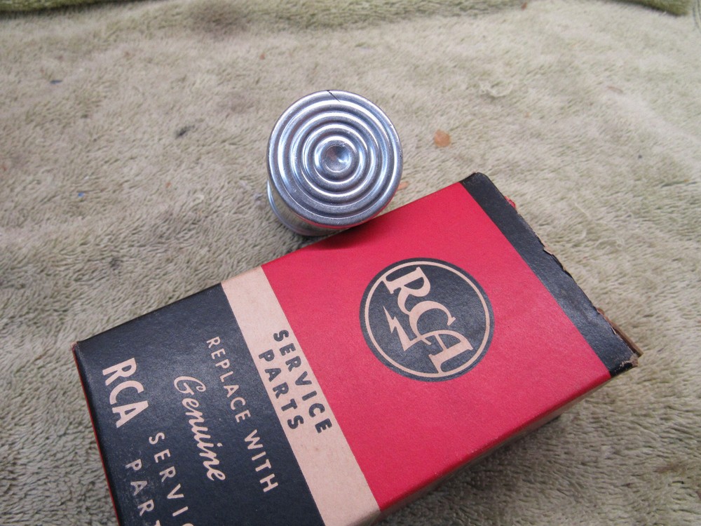 (2) NOS RCA Electrolytic Can Capacitor 400V 20 + 80 MFD 77644