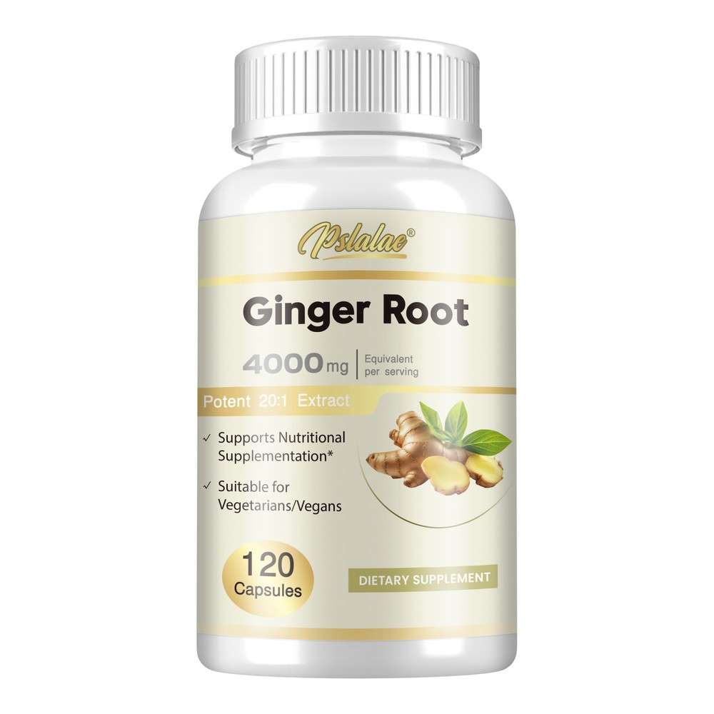 Ginger Root 4000mg - Highest Potency, Digestion, Nausea, Immune System Boost