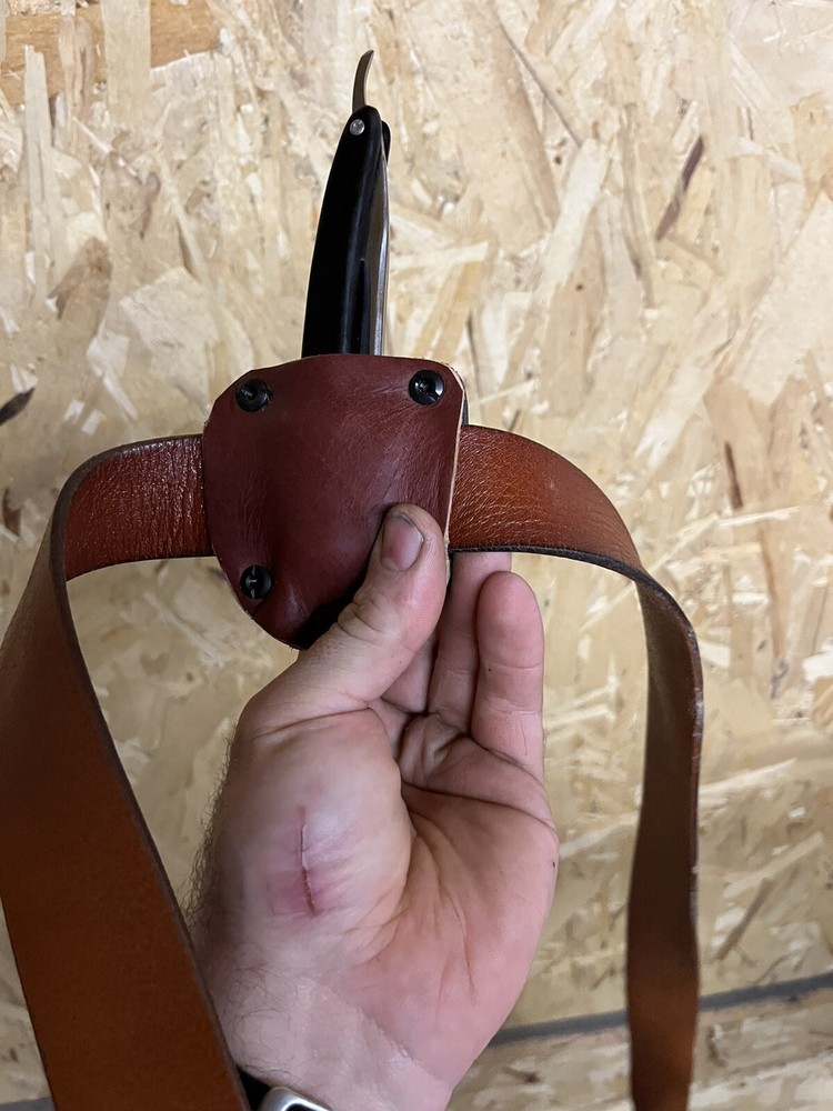 Sheath only for Gold Dollar Straight Razor