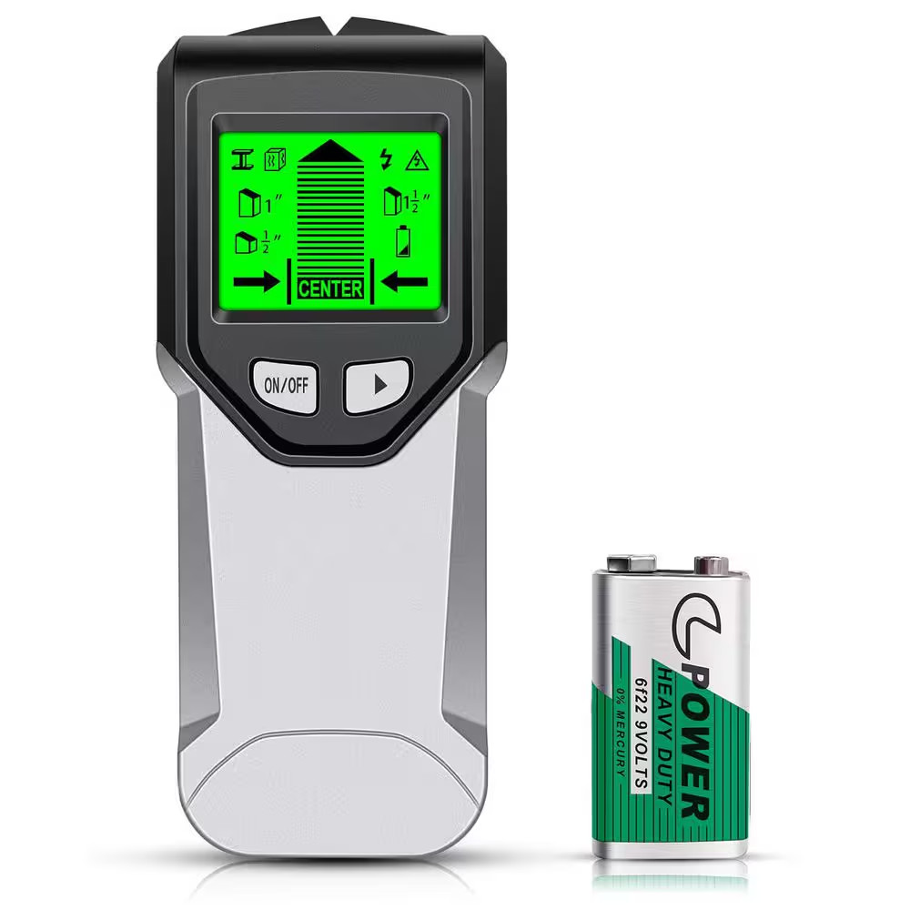 5 in 1 Wall Scanner Stud Finder with Microprocessor Chip and HD LCD Display Mist