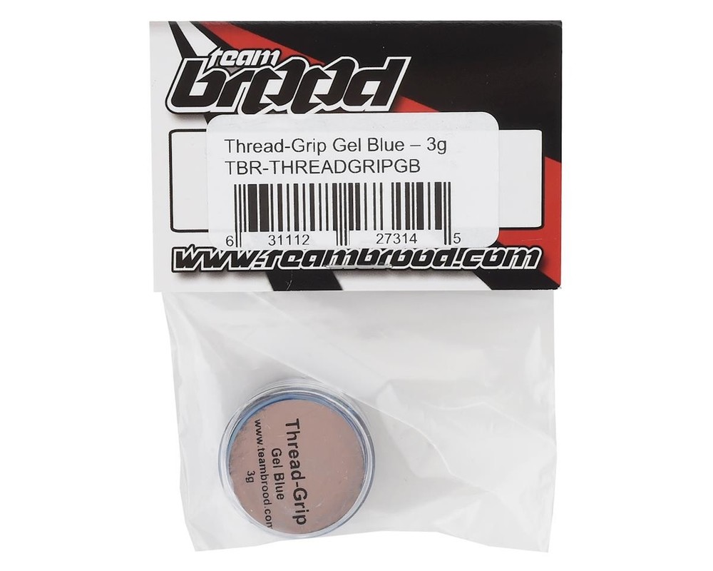 Team Brood Thread-Grip Gel (Blue/Medium) (3g) [BRO-TBR-THREADGRIPGB]