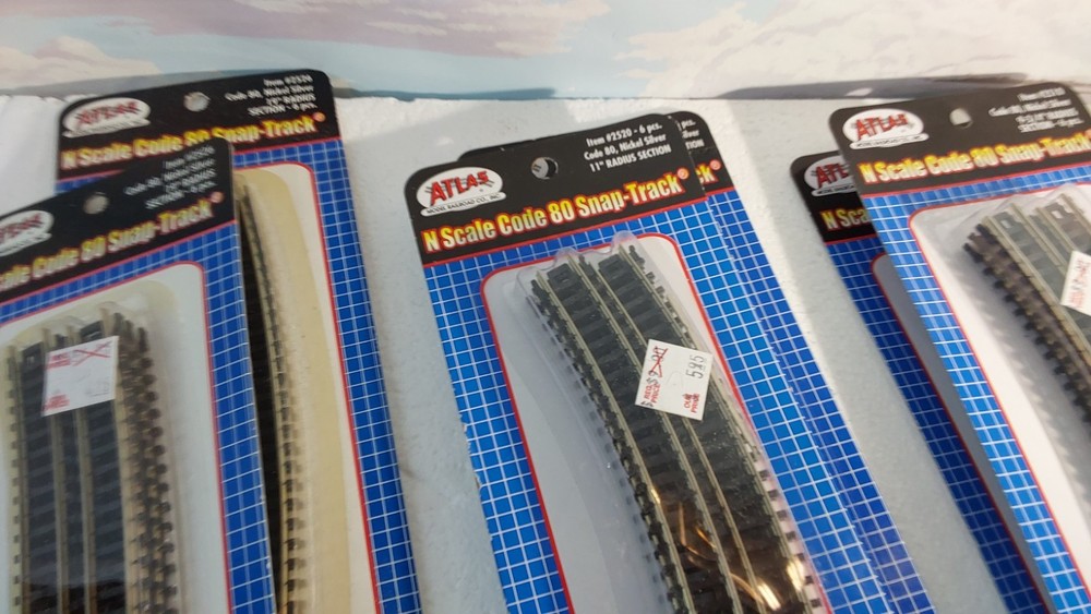 Atlas N Large Layout Track Expander 8 Pkgs New