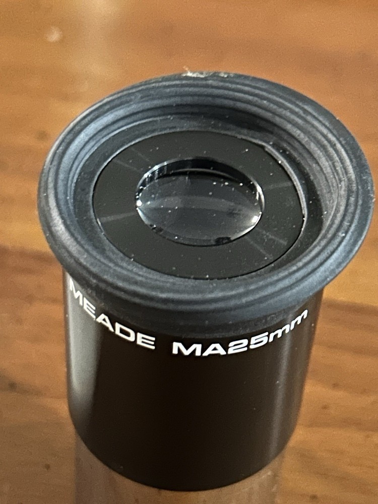 Meade MA25mm Telescope Eyepiece Lens Multi-Coated In Plastic Case