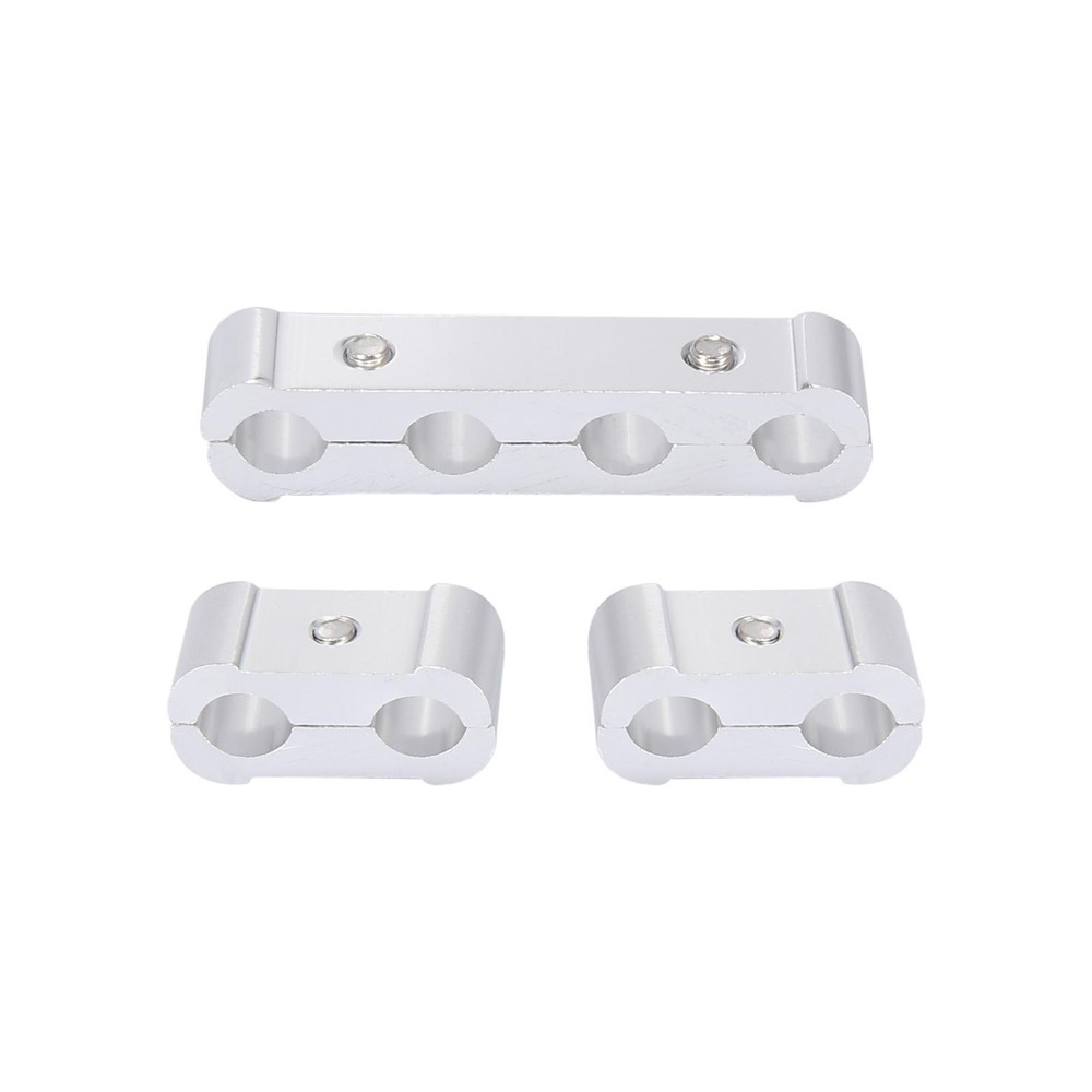 12pc 8mm 9mm 10mm Car Engine Spark Plug Wire Separator Loom Divider Silver Tone