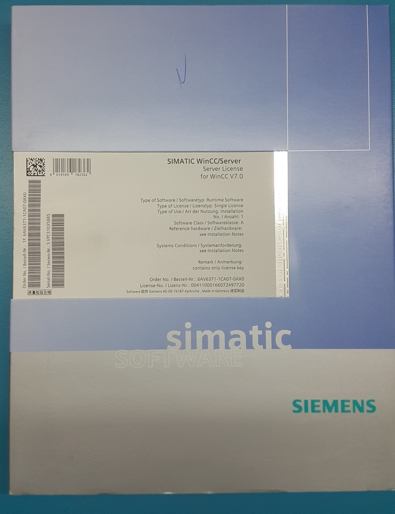 SIEMENS 6AV6371-1CA07-0AX0  WinCC/Server