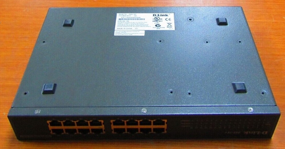 🤓 NEW D-LINK DSS-16+ 16 PORT 10/100 DESKTOP SWITCH UNMANAGED
