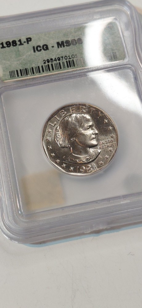 1981-P Susan B. Anthony 1$ MS66 One Dollar