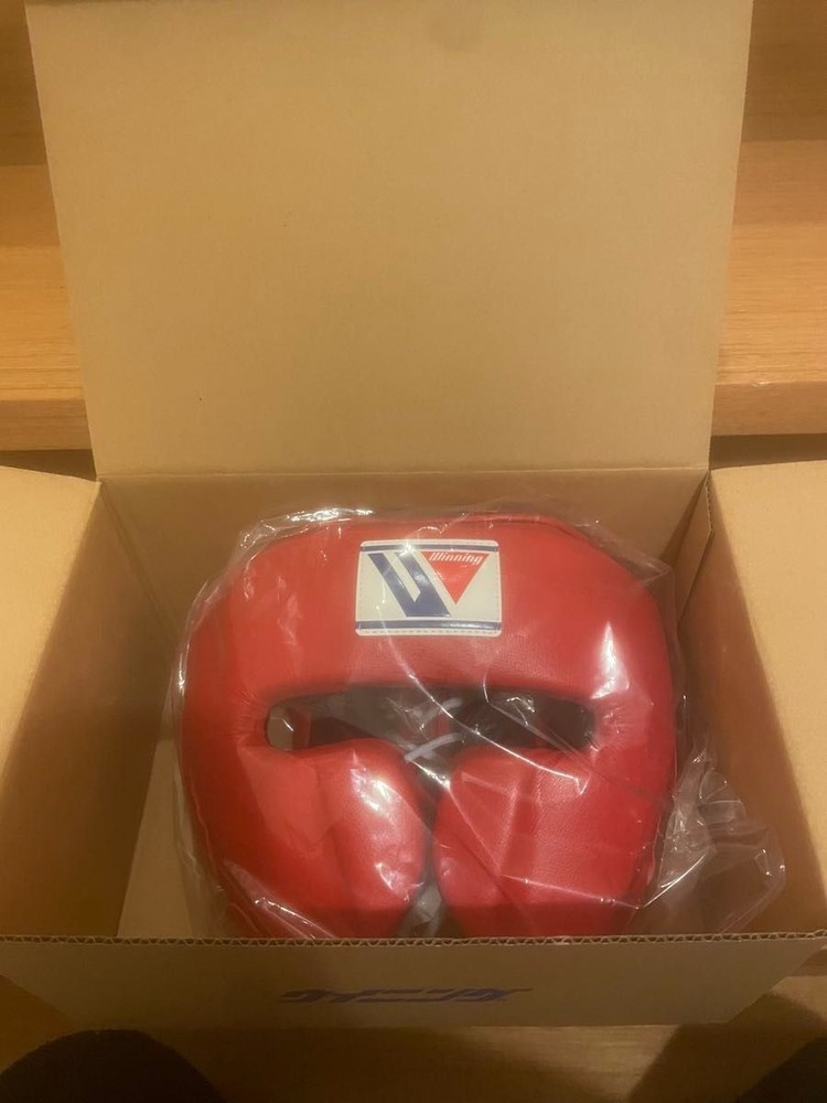 Winning FG-2900 Red Boxing Headgear Unused