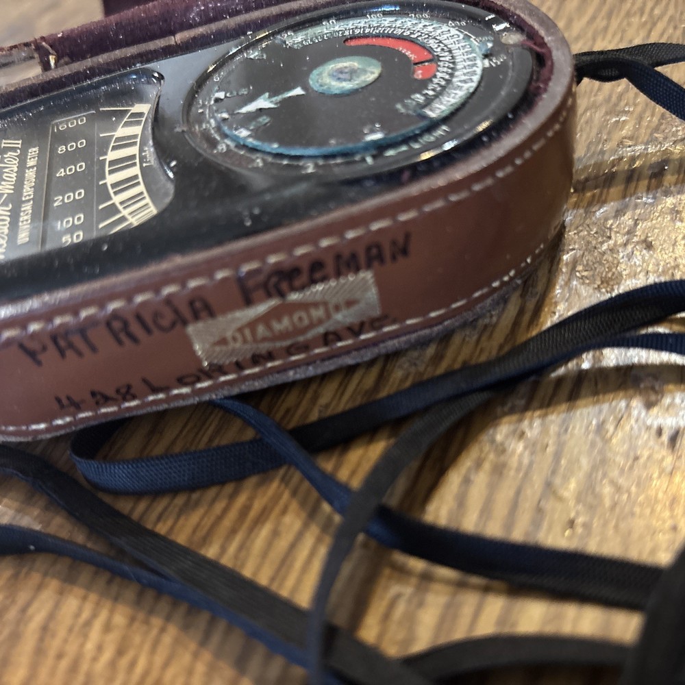 Weston Master II Universal Light Exposure Meter With Leather Case AS IS